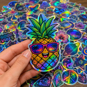 Custom Holographic Vinyl Stickers product photo 3