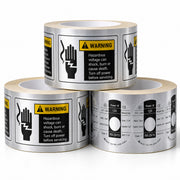 Custom Silver Foil Roll Labels product photo 3