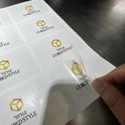 Custom Transparent Label Sheets product photo 3